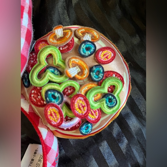 Disneyland Pizza Style Mickey Ears Bow and Headband - Picture 3 of 6